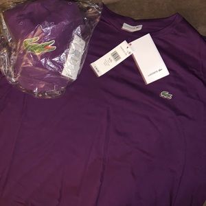 Lacoste t shirt and hat